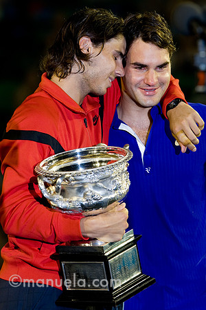 Rafael Nadal and Roger Federer (ESP SUI)