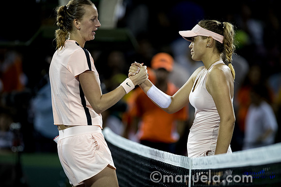Petra Kvitova (CZE) and Sofia Kenin (USA)