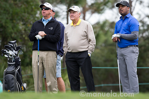 Jack Nicklaus with Bob Brunjes and Leon Duncan