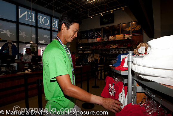 Yen-Hsun Lu (TPE) shops for his nephew