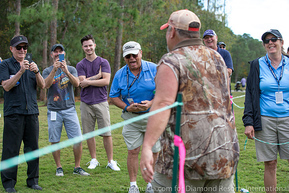 Larry the Cable Guy with fans