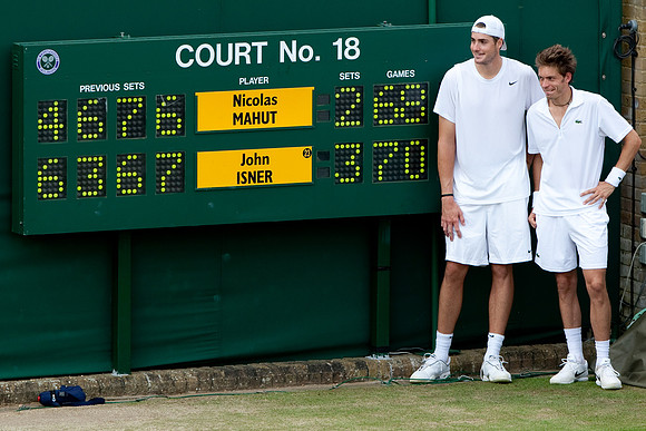 Isner and Mahut Wimbledon