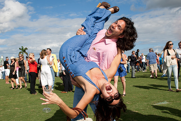 Tommy Morrison and  Sarah Scheffer - Polo US Open
