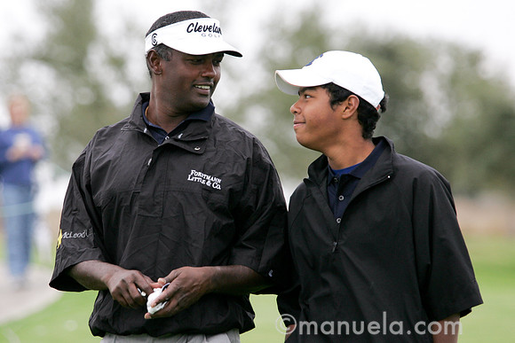 Vijay Singh with son Qass