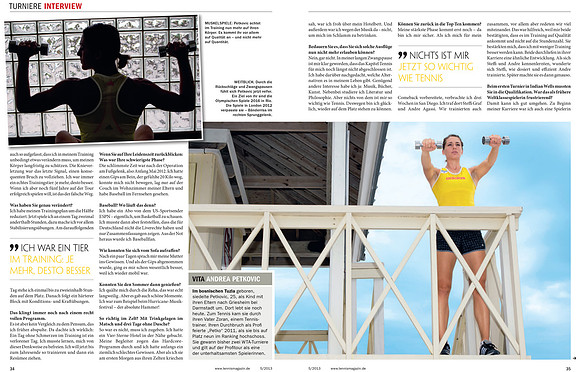 Tennis Magazin Germany May 2013