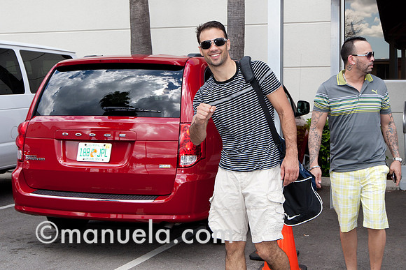 Delvin Rodriguez at leaves the Don Miguel Boxing Gym in Orlando