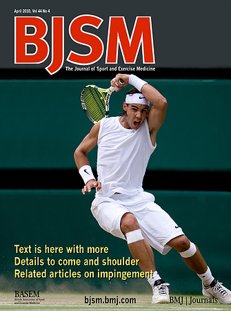 British Journal of Sports Medicine April 2010