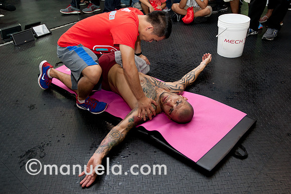 Miguel Cotto trains for his fight against Delvin Rodriguez on Oct 5