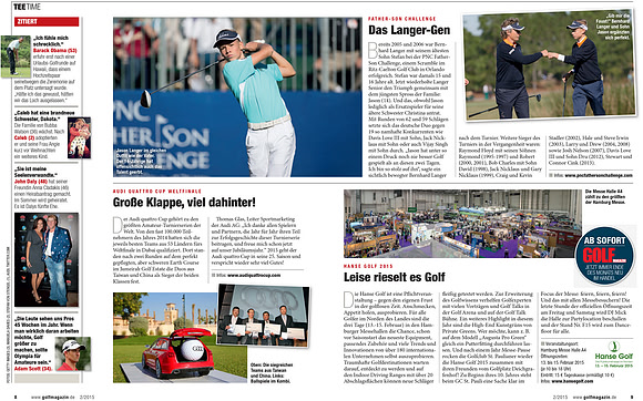 Golf Magazin Germany February 2015
