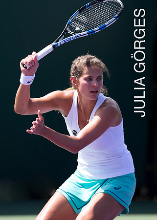 Julia Goerges Autograph Card 2016