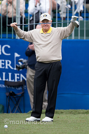 Jack Nicklaus on the 1st tee