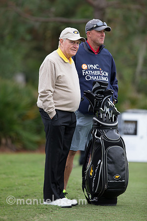 Jack Nicklaus with caddie