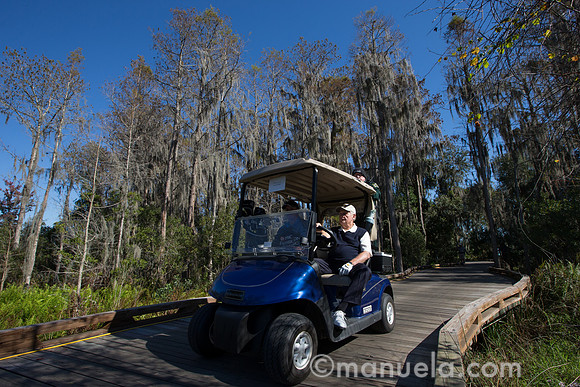 Jack Nicklaus on his way to the 9th tee